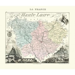 Haute Loire Region France - Migeon 1869