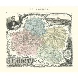 Loiret Region France - Migeon 1869