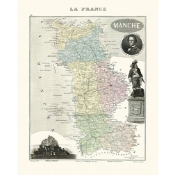 Manche Region France - Migeon 1869