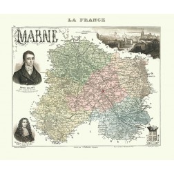 Marne Region France - Migeon 1869