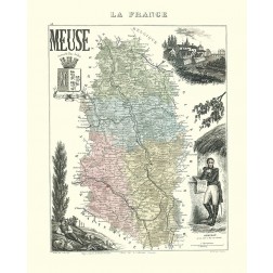 Meuse Region France - Migeon 1869
