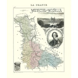 Meurthe et Moselle Region France - Migeon 1869