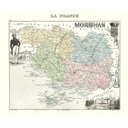 Morbihan Region France - Migeon 1869