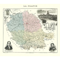Tarn Department France - Migeon 1869