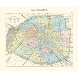Paris France - Migeon 1869
