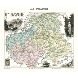 Haute Savoie Department France - Migeon 1869