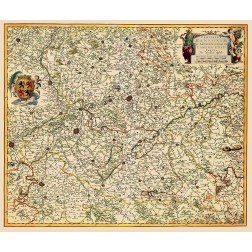 Benelux Hainaut Province Belgium - Visscher 1681