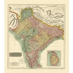 Hindostan British India - Thomson 1814