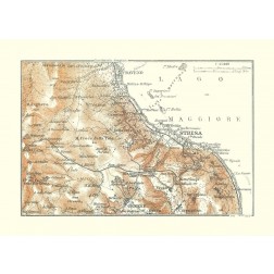 Stresa Region Italy - Baedeker 1921
