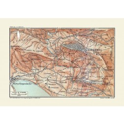 Girgenti Region Italy - Baedeker 1880