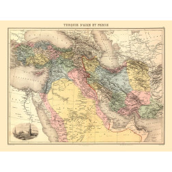 Middle East Turkey in Asia Persia - Migeon 1892