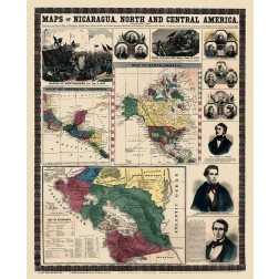 North Central America Nicaragua - Haven 1856