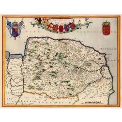 Norfolk England - Blaeu 1646