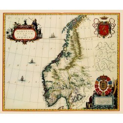 Scandinavia Norway - Blaeu 1662
