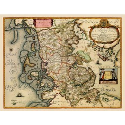 Nordfriesland District Germany - Blaeu 1662