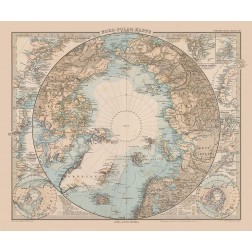 North Pole - Stieler 1885