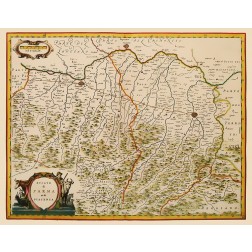 Parma Piacenza Region Italy - Blaeu 1640