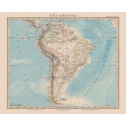 South America - Stieler 1885