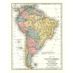 South America - Mitchell 1869
