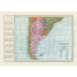 Southern South America - Reynold 1921