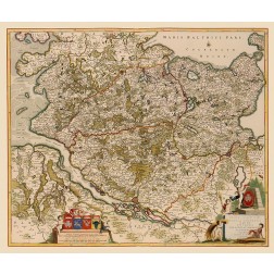 Schleswig Holstein Region Germany - De Wit 1688