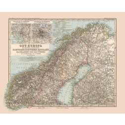Northeast Europe - Stieler 1885