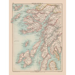 Scotland - Bartholomew 1892