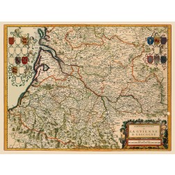 Southwestern Wine Region France - Blaeu 1662