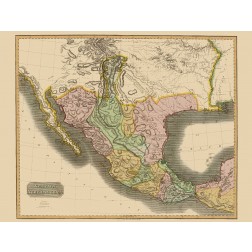 Spanish North America Mexico - Thomson 1814