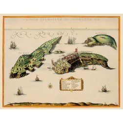 Isole Tremiti Italy - Blaeu 1662