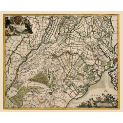Utrecht Province Netherlands - Visscher 1681