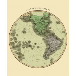 Western Hemisphere - Thomson 1814