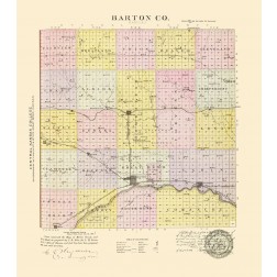 Barton Kansas - Everts 1887