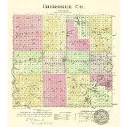 Cherokee Kansas - Everts 1887