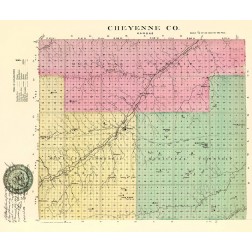 Cheyenne Kansas - Everts 1887
