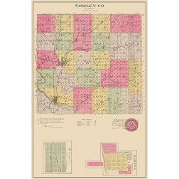 Cowley Kansas - Everts 1887