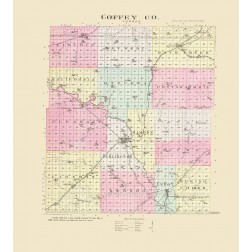 Coffey Kansas - Everts 1887