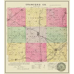 Crawford Kansas - Everts 1886