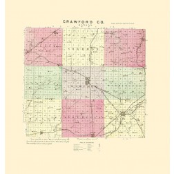 Crawford Kansas - Everts 1887