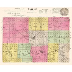 Elk Kansas - Everts 1887