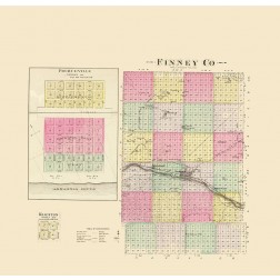 Finney Kansas - Everts 1887