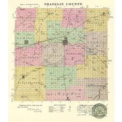 Franklin Kansas - Everts 1887