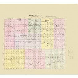 Gove Kansas - Everts 1887