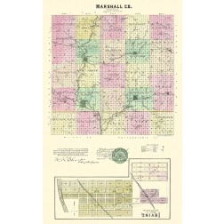 Marshall Kansas - Everts 1887