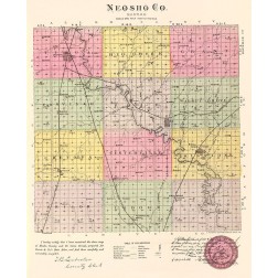 Neosho Kansas - Everts 1887