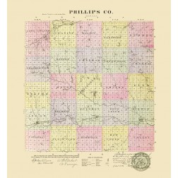 Phillips Kansas - Everts 1887