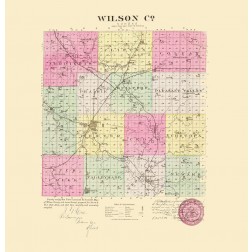Wilson Kansas - Everts 1887