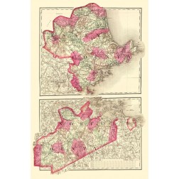 Essex  Norfolk Massachusetts - Walling 1871
