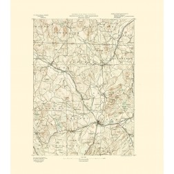 Groton Massachusetts Sheet - USGS 1890