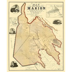 Marion Massachusetts - Walling 1855
